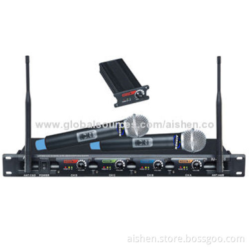 4-channel UHF Wireless Microphone
